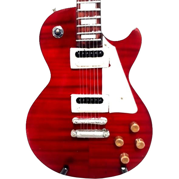 Music Legends Today Red LP Mini Guitar Replica by Music Legends (MGT7702)