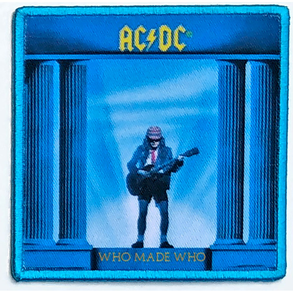 AC/DC Standard Patch: Who Made Who (Album Cover) by AC/DC (ACDCALBPAT09)