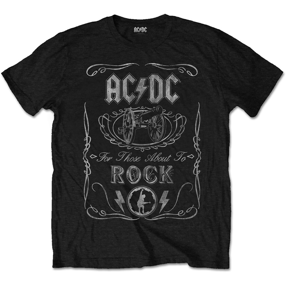 AC/DC Unisex T-Shirt: Cannon Swig Vintage by AC/DC