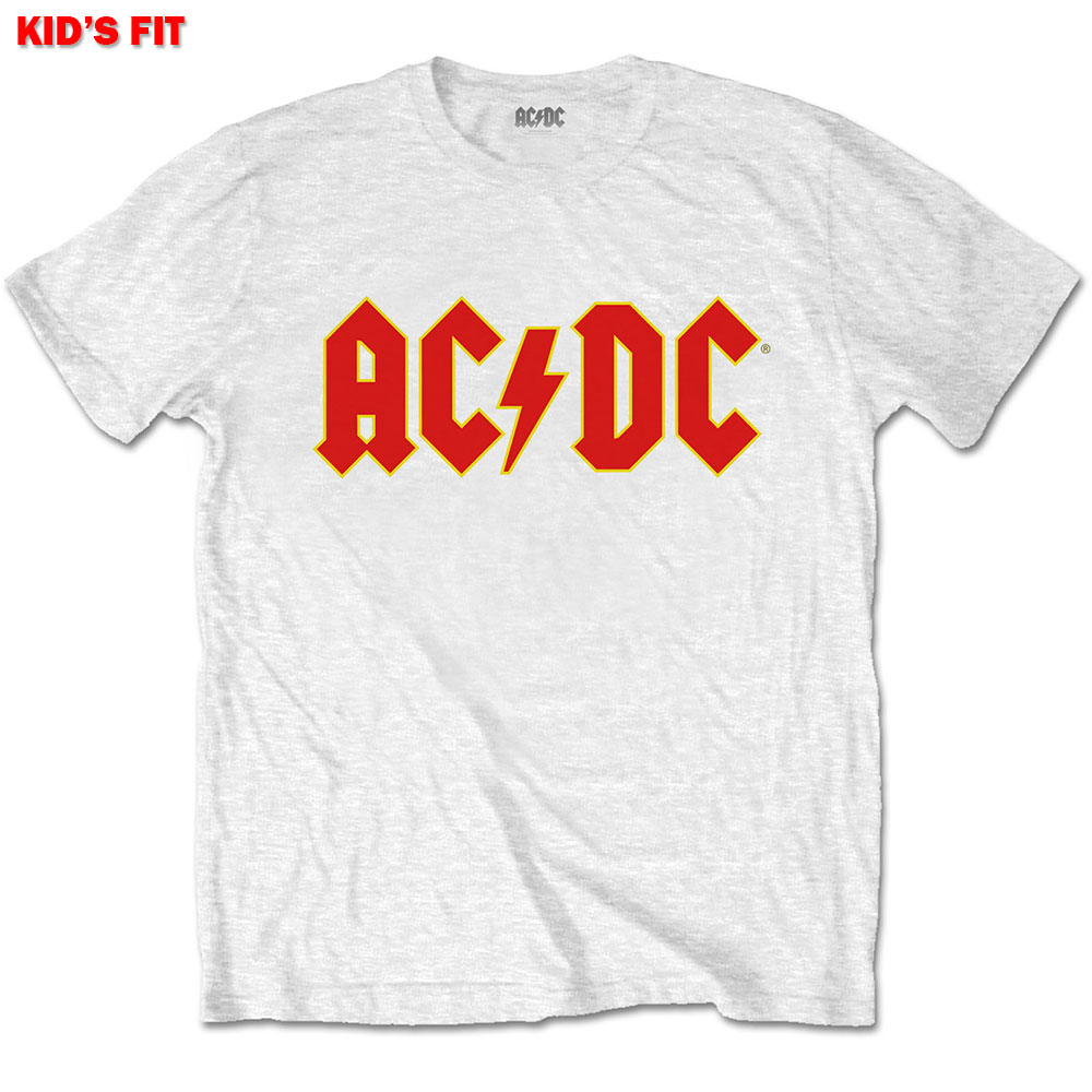 Official ACDC Logo Kids T-Shirt Girls long Sleeve T Shirt 11/12 years