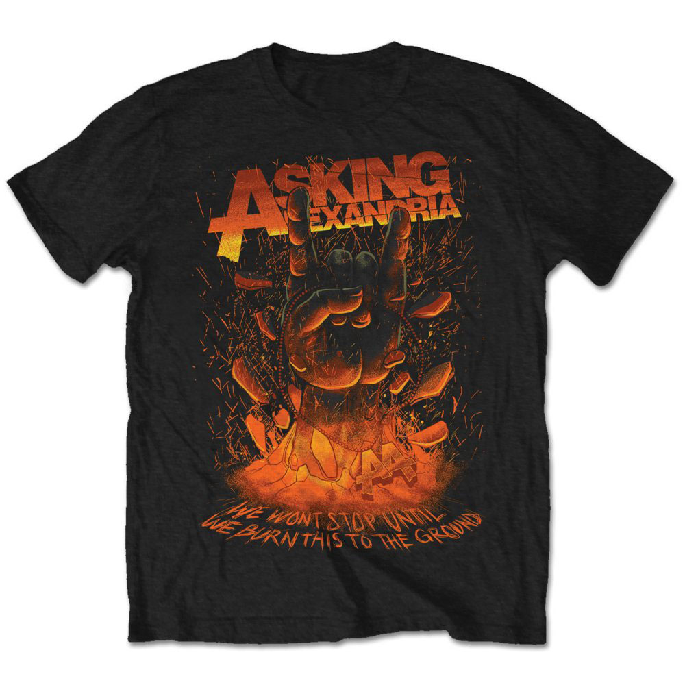 Asking Alexandria Unisex T-Shirt: Metal Hand (Retail Pack) by