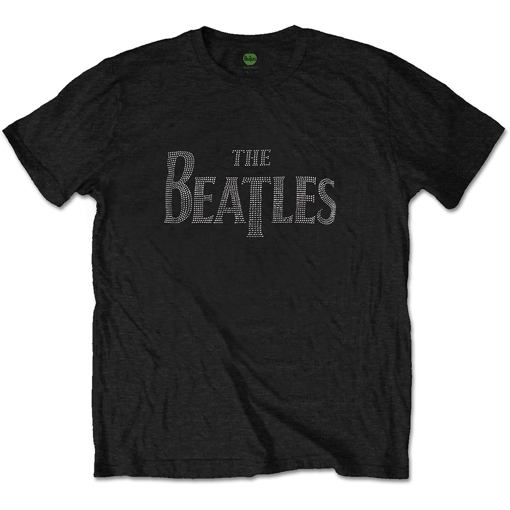 The Beatles Unisex T-Shirt: Drop T Logo (Diamante) by The Beatles