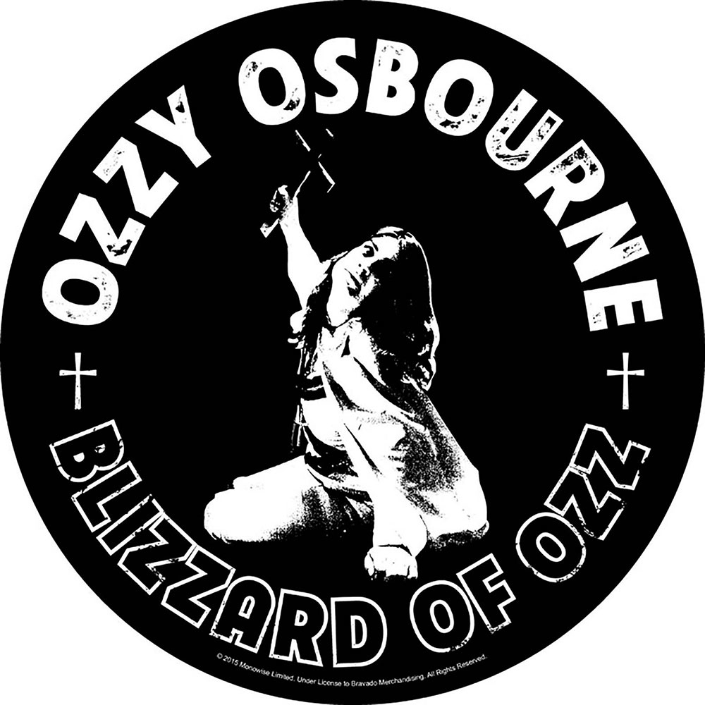 ozzy osbourne back patch