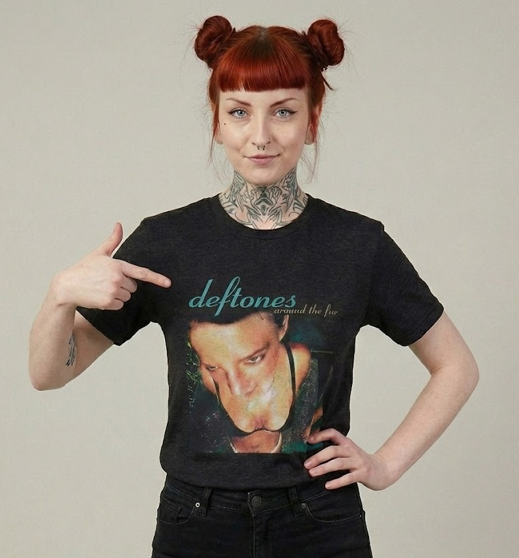 Rock Off Deftones Maglietta Ufficiale Unisex - Around The Fur | Taglia XX-Large