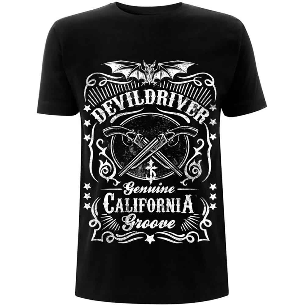 DevilDriver Unisex T-Shirt: Sawed Off (Back Print) by DevilDriver