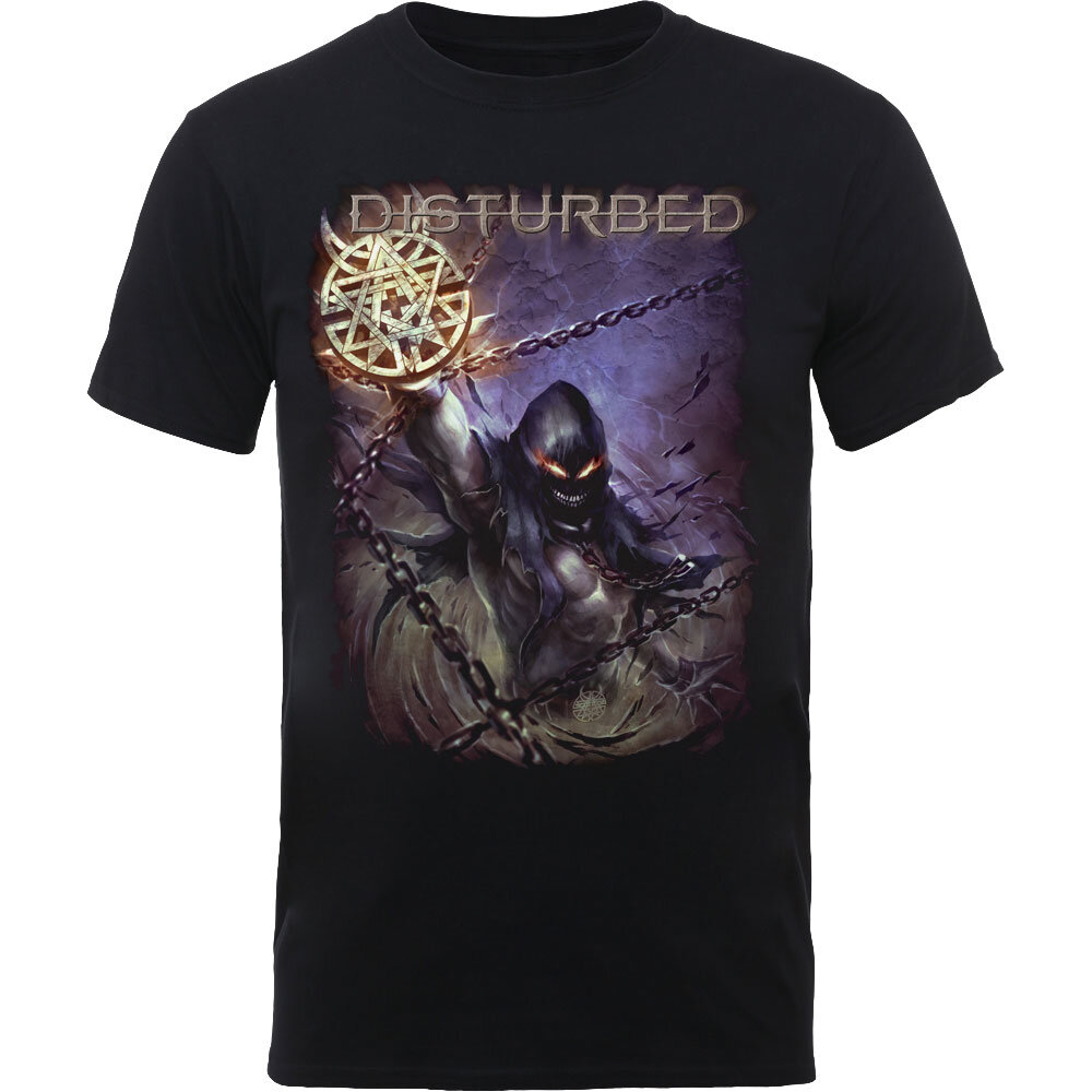 Disturbed Unisex T-Shirt: Vortex Colours by Disturbed