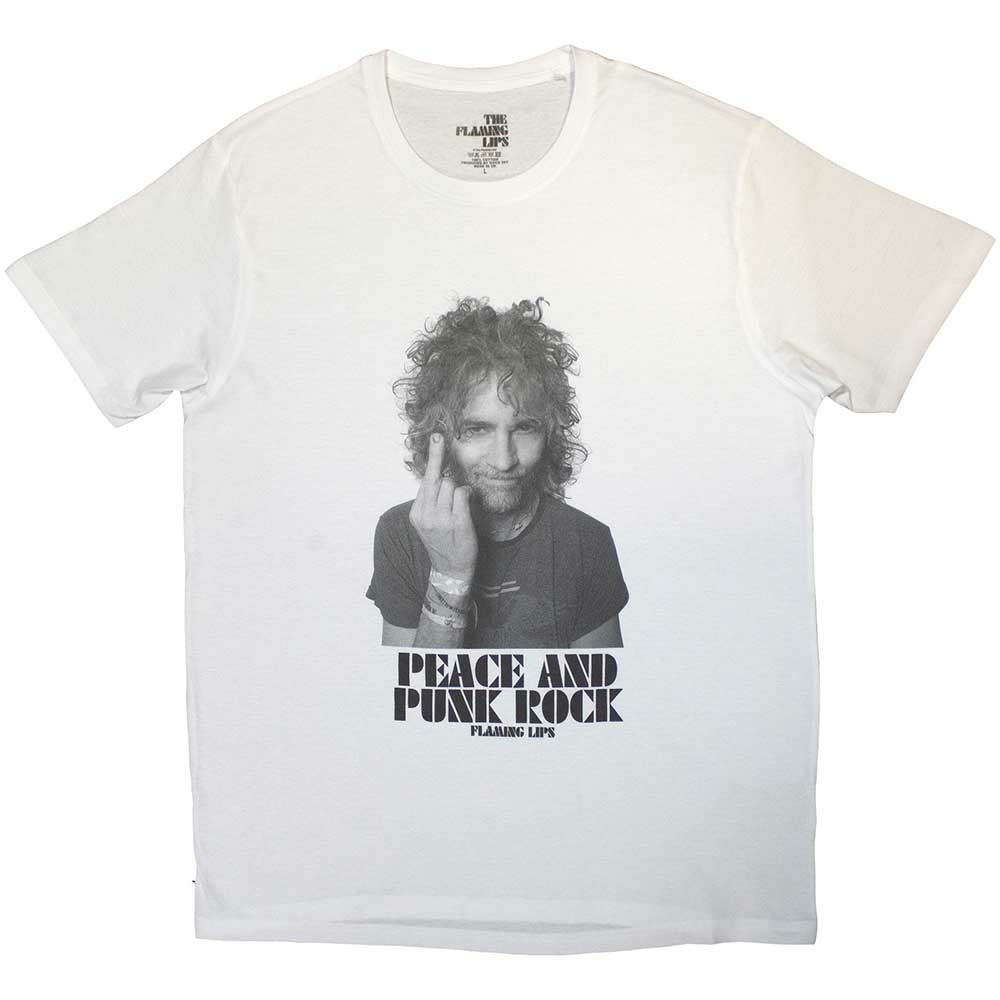 The Flaming Lips Unisex T-Shirt: Peace and Punk by The