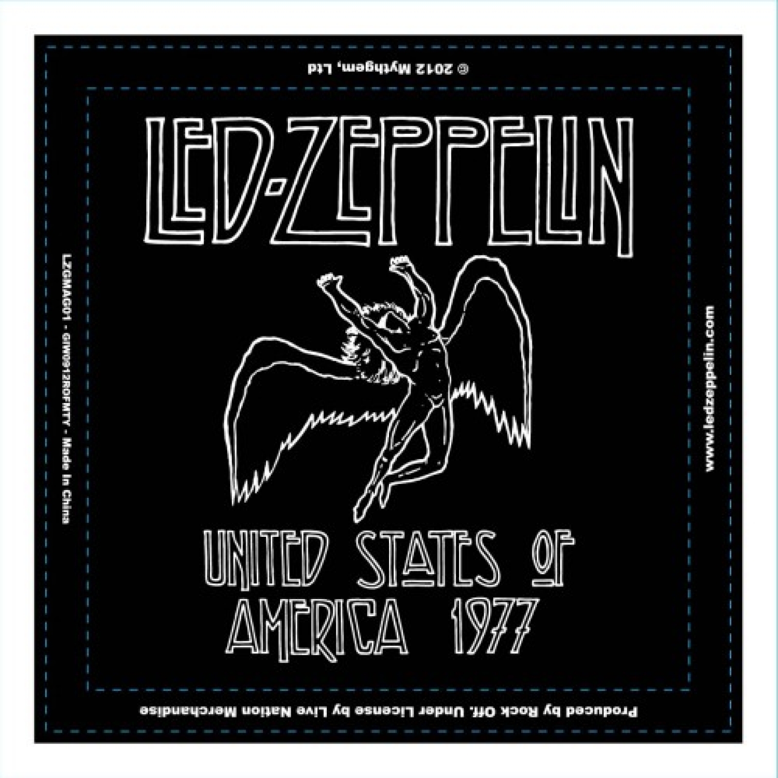 Led Zeppelin USA Tour Fridge Magnet Magnets (LZMAG01)