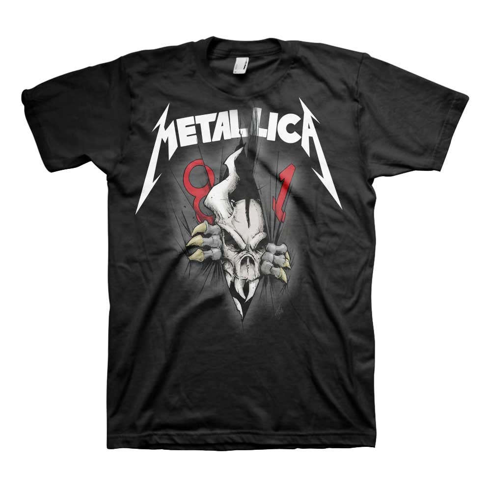 Metallica Unisex T-Shirt: 40th Anniversary Ripper by Metallica