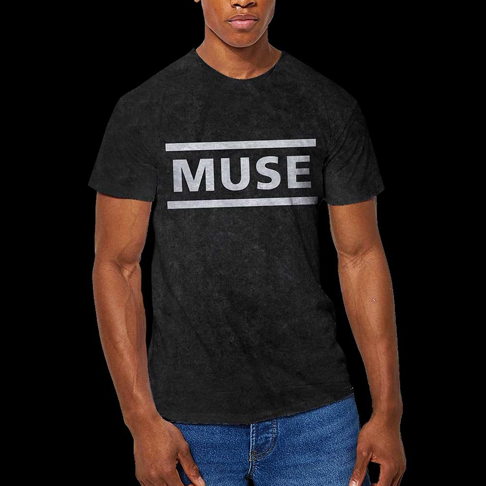 Muse Unisex T-Shirt: Logo (Dip-Dye) by Muse