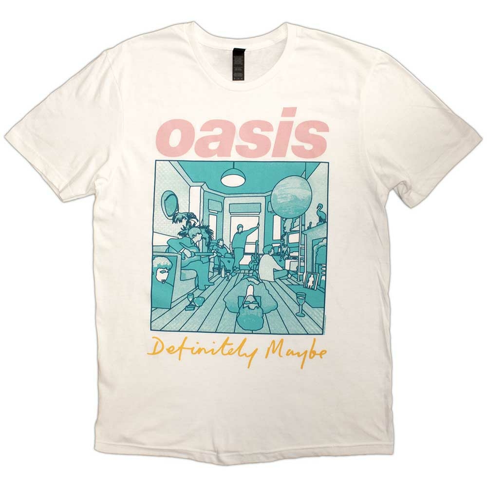 Oasis Unisex T-Shirt: Definitely Maybe Illustration Colour by Oasis