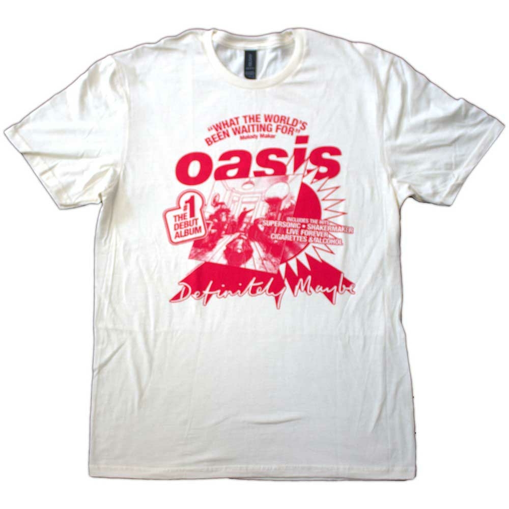 Oasis Unisex T-Shirt: What The World's Been Waiting For by Oasis