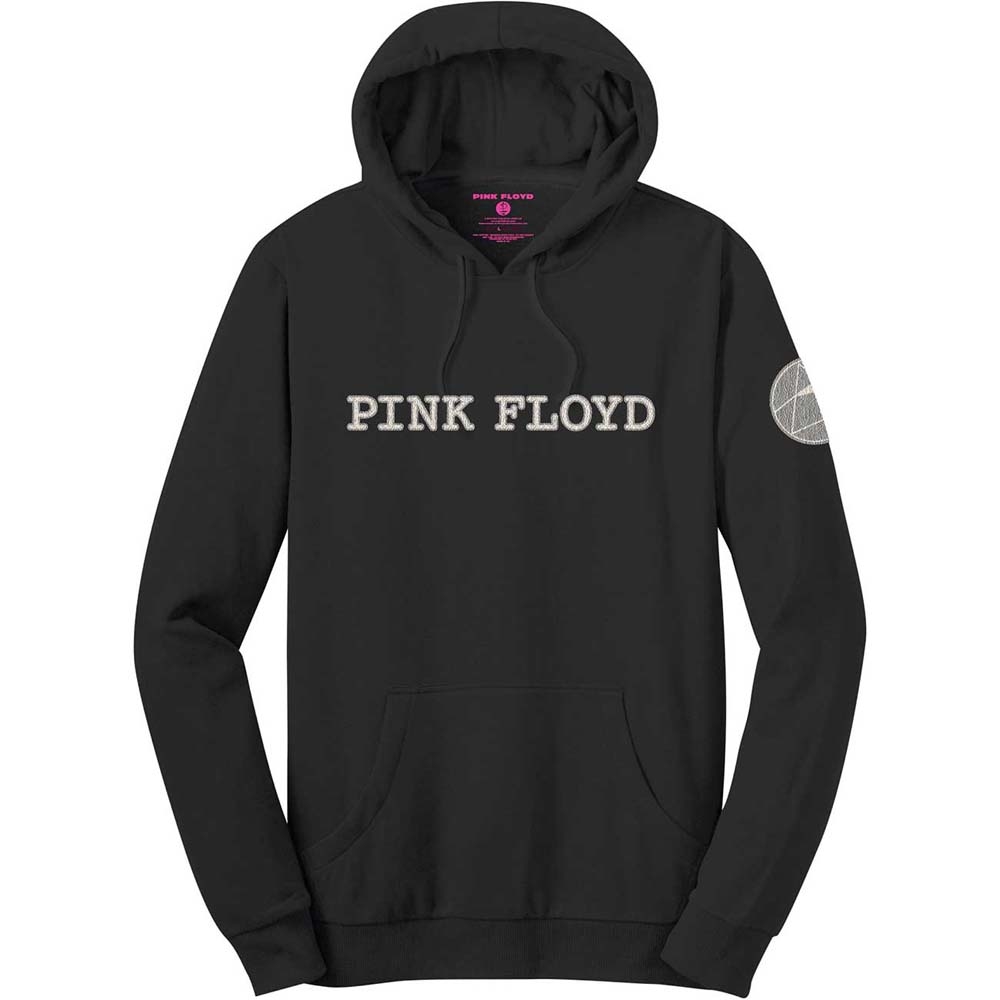 Tee Shack Pink Floyd Circle Logo Official Unisex Hoodie - Licensed Band Merchandise