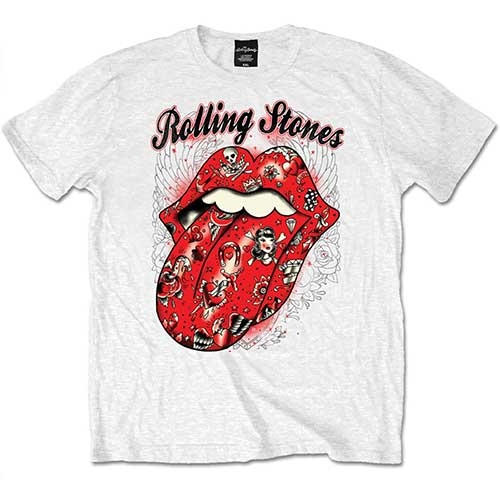 The Rolling Stones Unisex T-Shirt: Tattoo Flash by The Rolling Stones