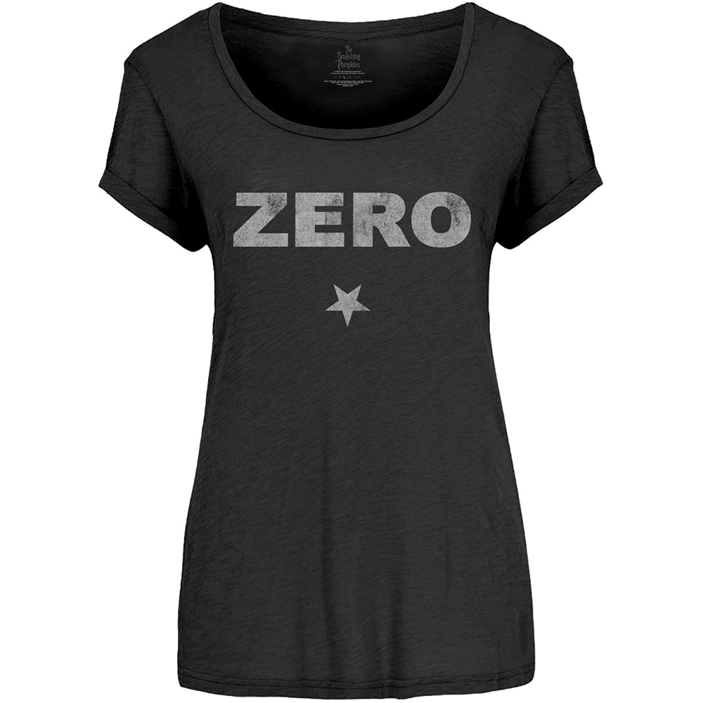 The Smashing Pumpkins 'Zero Distressed' (Nero) T-Shirt - NUOVO E UFFICIALE - Foto 2
