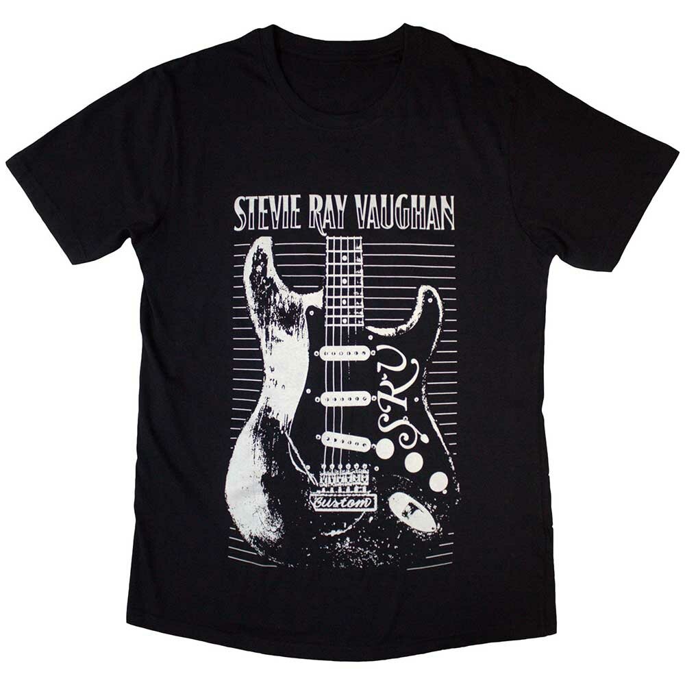 Stevie Ray Vaughan Unisex T-Shirt: Guitar by Stevie Ray Vaughan