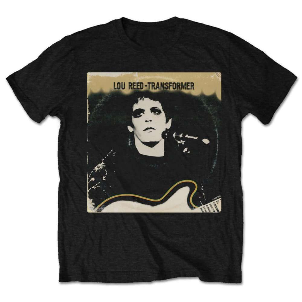 Lou Reed Transformer Vintage Cover Black T-Shirt