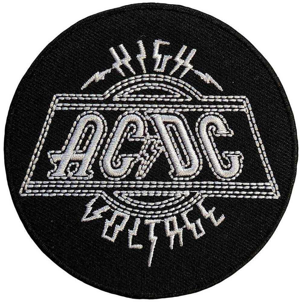AC/DC Standard Woven Patch: High Voltage by AC/DC (ACDCPAT20)