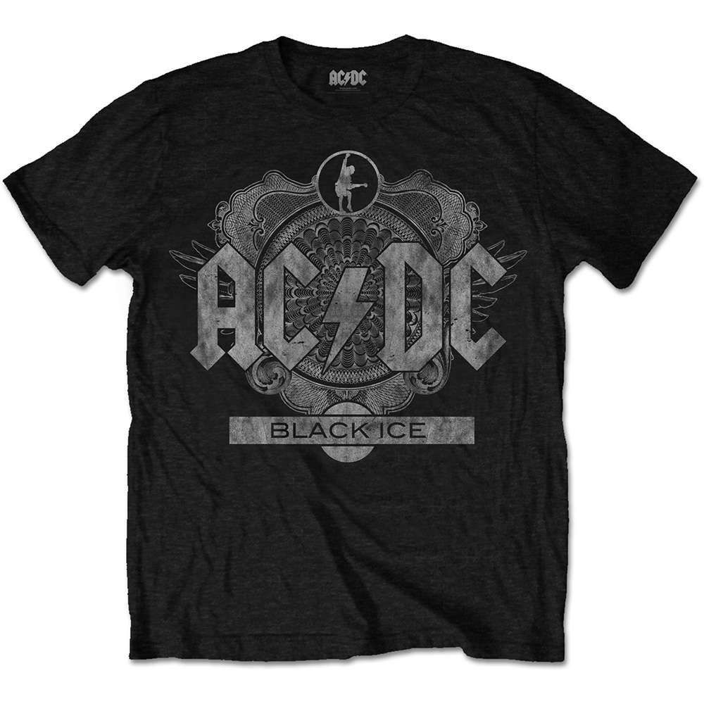 AC/DC Unisex T-Shirt: Black Ice by AC/DC