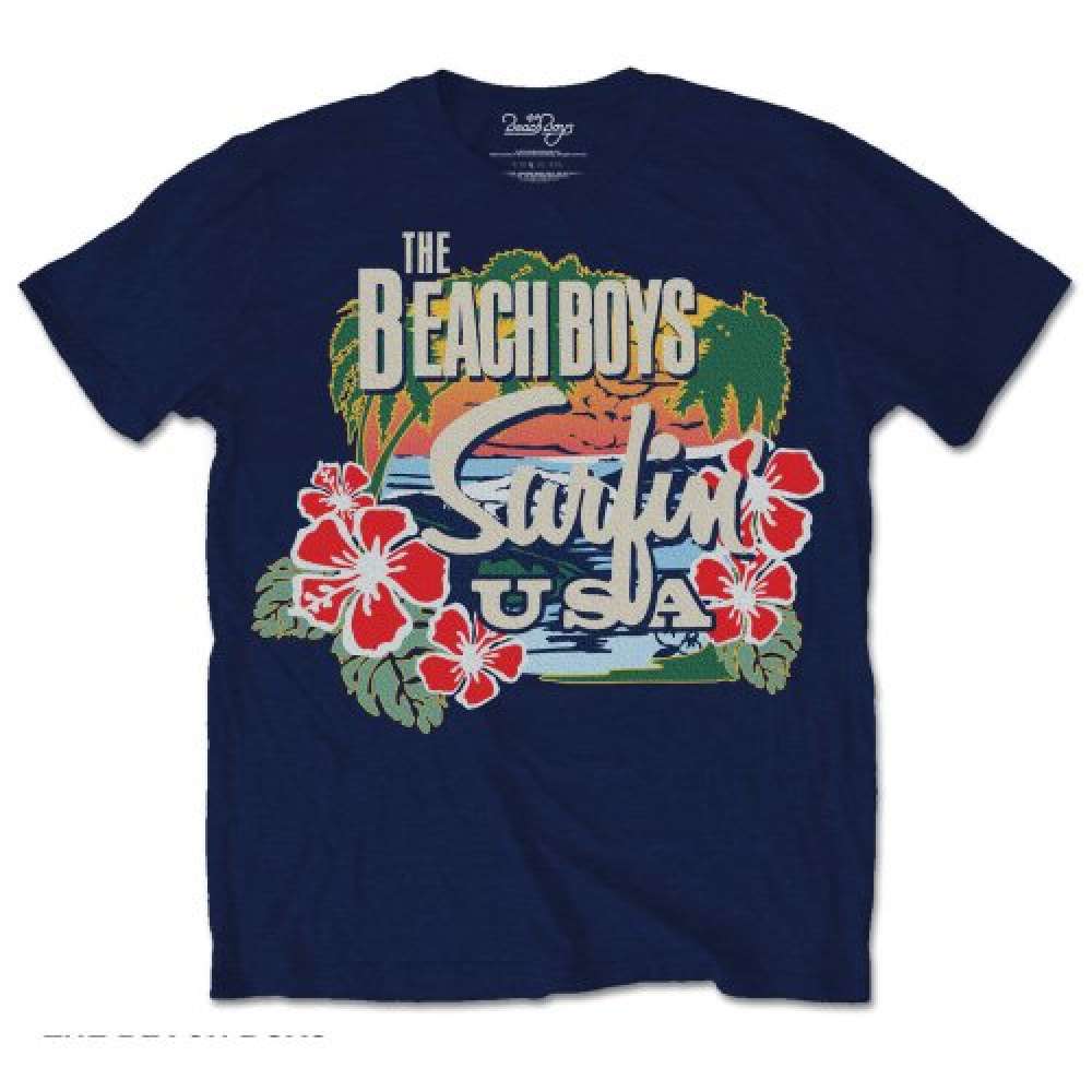 The Beach Boys Unisex T-Shirt: Surfin USA Tropical by The Beach Boys