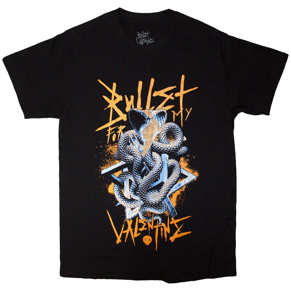 Bullet For My Valentine Unisex T-Shirt: Wrapped Cobra (Black) by