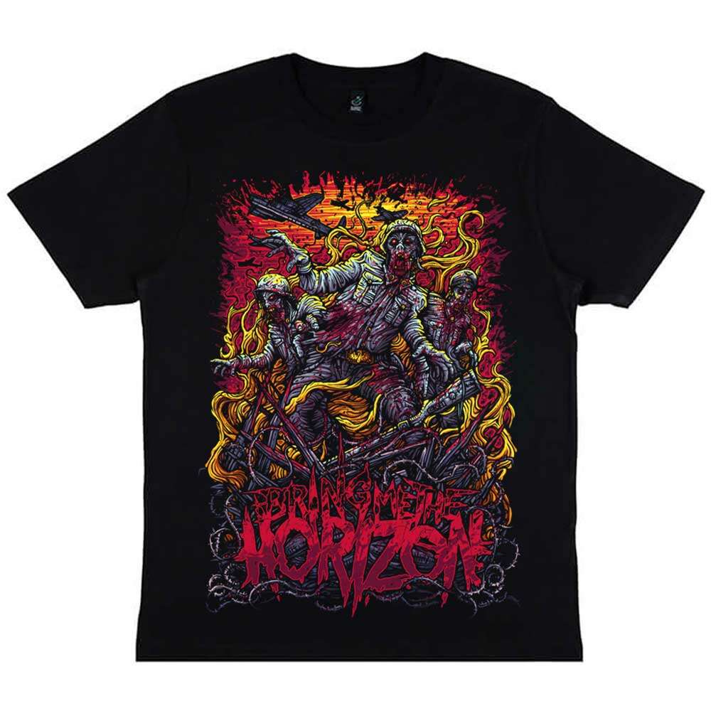 Bring Me The Horizon Unisex T-Shirt: Zombie Army by Bring Me The