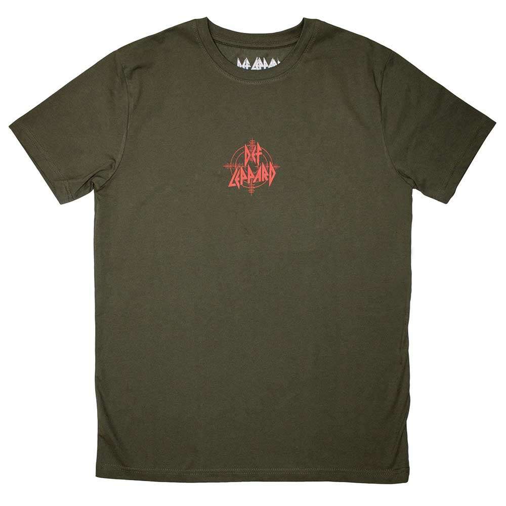 Def Leppard Unisex T-Shirt: Mini Target Logo by Def Leppard