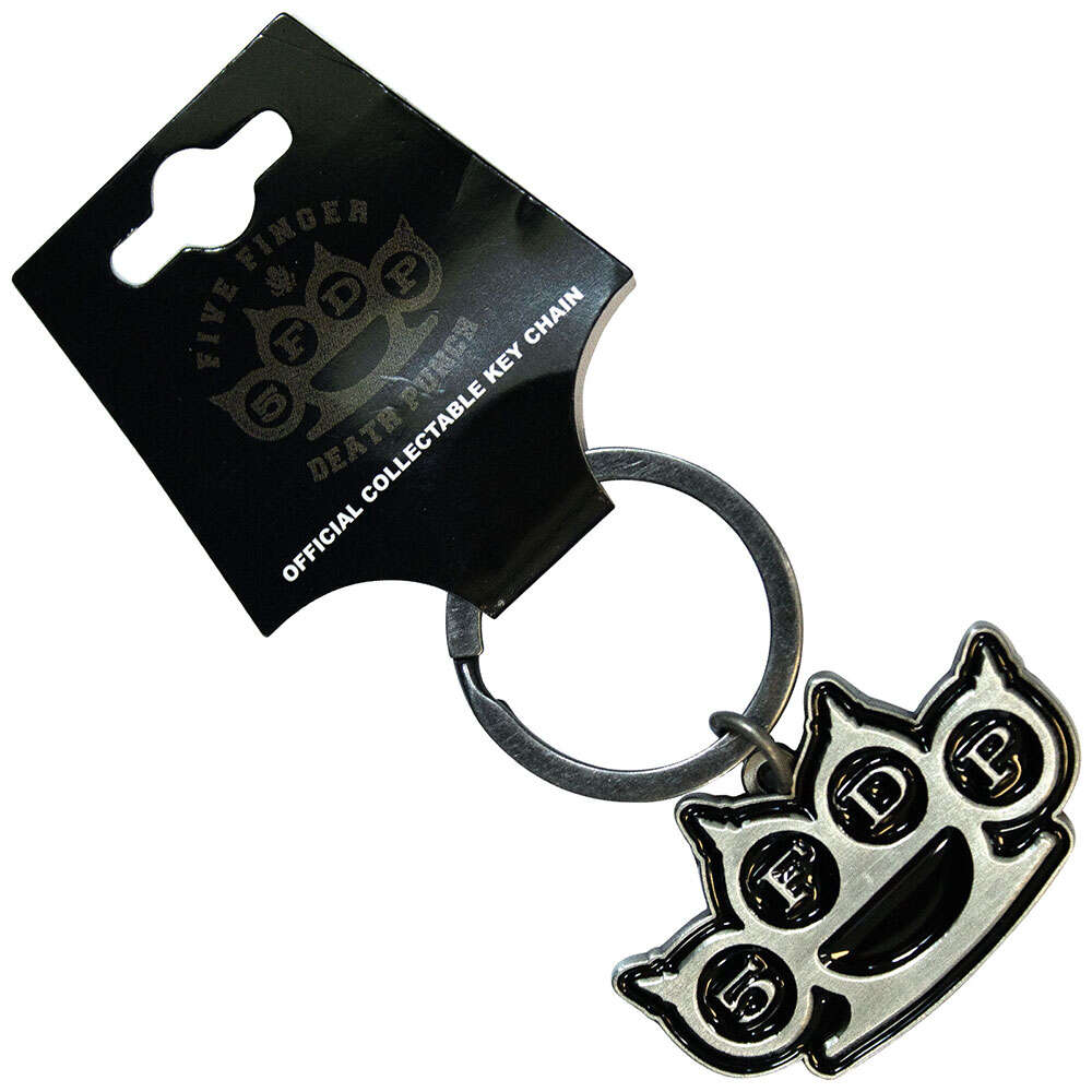 Five Finger Death Punch Sottobicchiere Ufficiale - Knuckles, Base In Sughero, 9,5x9,5 Cm, Regalo Fan