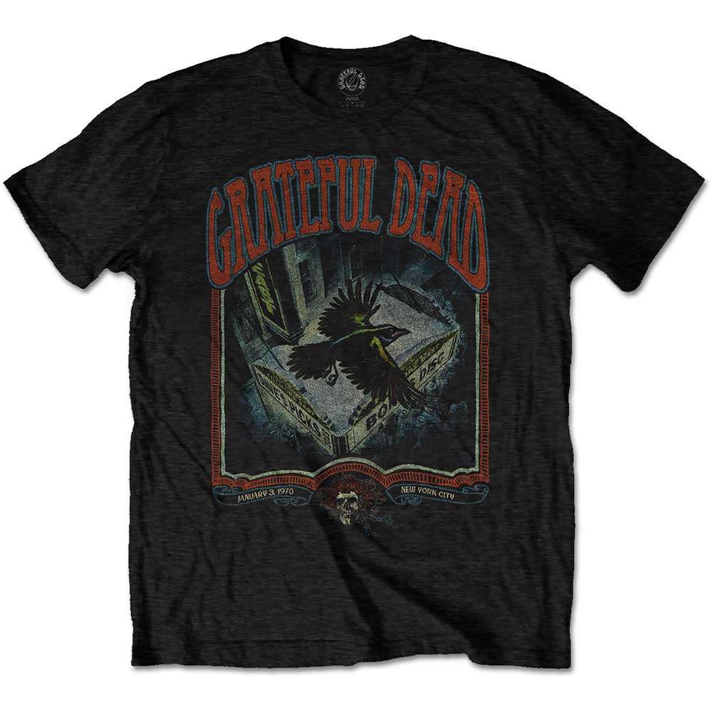 Grateful Dead Unisex T-Shirt: Vintage Poster by Grateful Dead