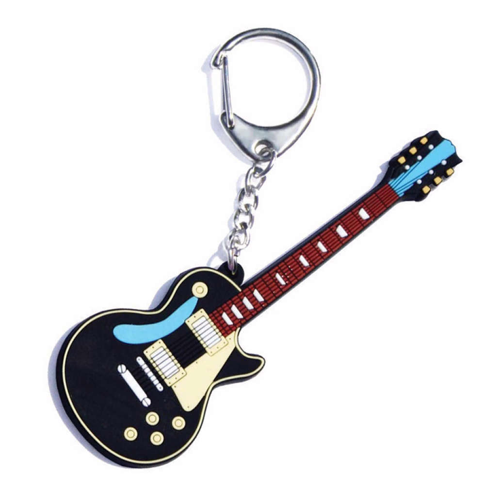 Hot House PVC Vintage Electric Guitar Keyring by Music Exchange (HD01026)