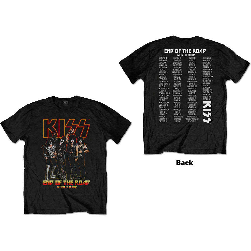 KISS T-Shirt: The Road Tour Print) by KISS