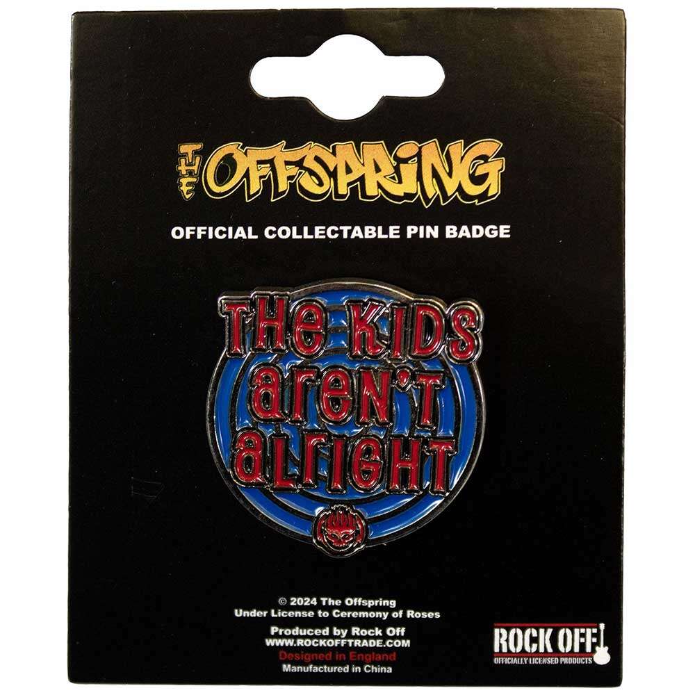 The Offspring Pin Badge: The Kids Aren't Alright by The Offspring ...