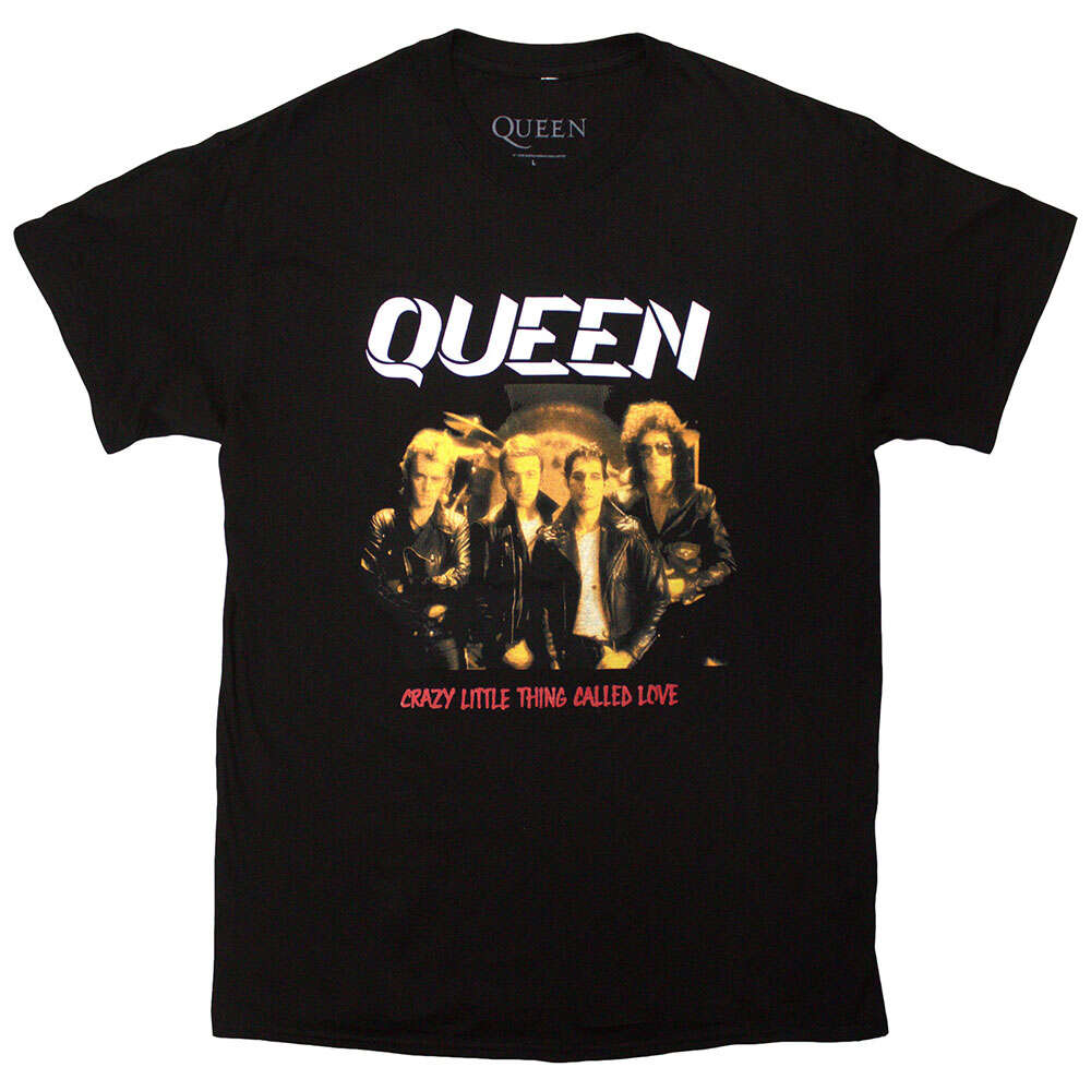 Queen Unisex T-Shirt: Crazy Little Thing (Black) by Queen
