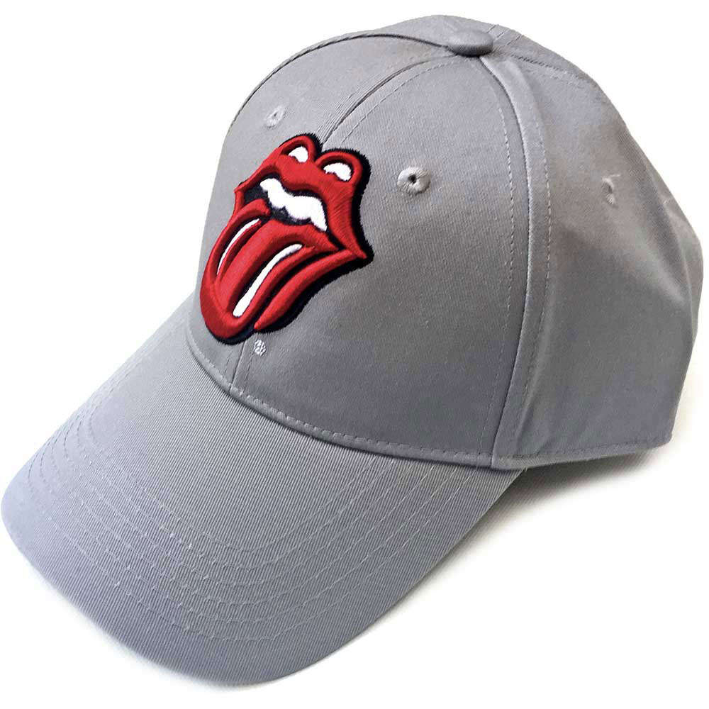 The Rolling Stones Unisex Baseball Cap Classic Tongue (Grey) by The