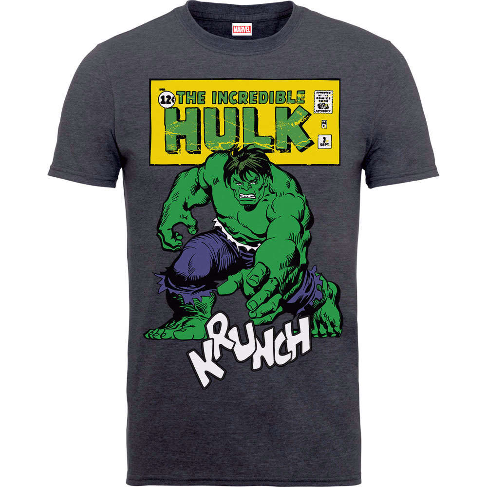 Hulk Krunch Charcoal Boys T-Shirt by RockOff Trade