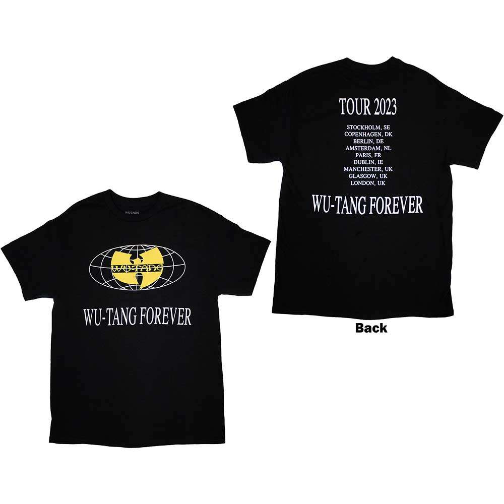 Wu-tang CLAN オフィシャル Tシャツ Wu-Tang Clan Logo Official Tee T-Shirt Mens Unisex (Large) Black