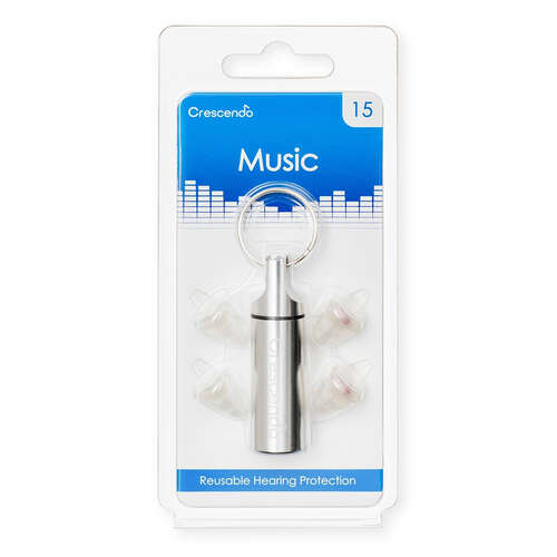 Protections Auditives Crescendo PR-1571 PRO 20dB - Filtres Hi-Fi Pour Musique Forte Et Concerts