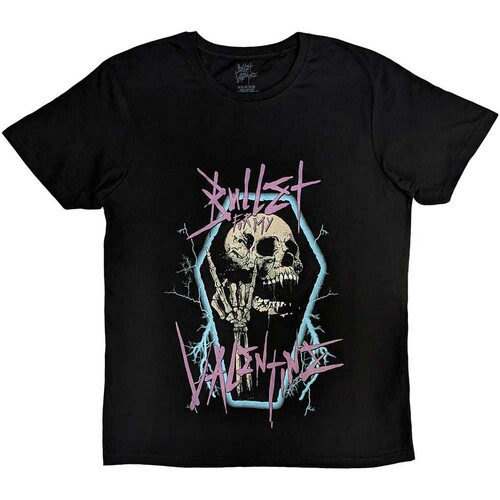 Bullet For My Valentine メンバー直筆サイン入りTシャツ Bullet For My Valentine Unisex T-Shirt: Thrash Skull by