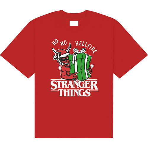 Camiseta Infantil Stranger Things – Hellfire Club 'It's My Birthday', Algodón Ringspun, Blanca, Tallas 3 A 13 Años, Oficial Licenciada