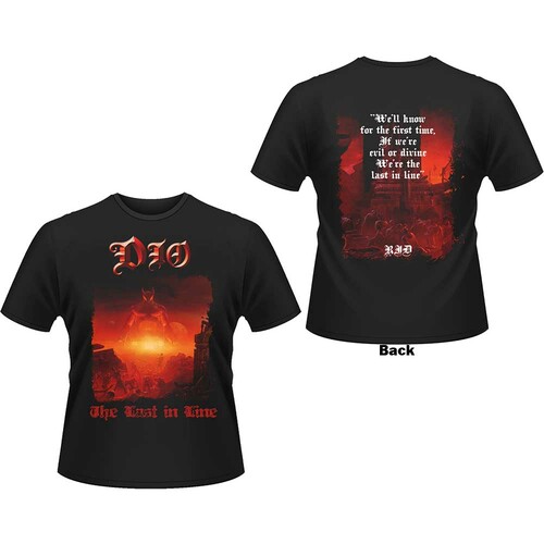 Dio Unisex T-Shirt: Last In Line (Back Print) by Dio