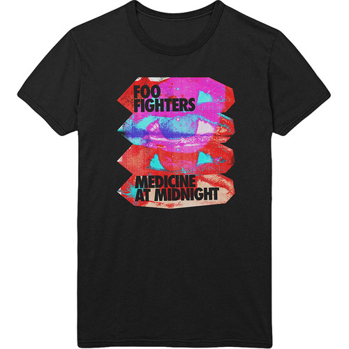 Official Foo Fighters Band Logo T-Shirt - Men's Natural Color Tee With UFO Plane Graphic, Size Medium - View #9