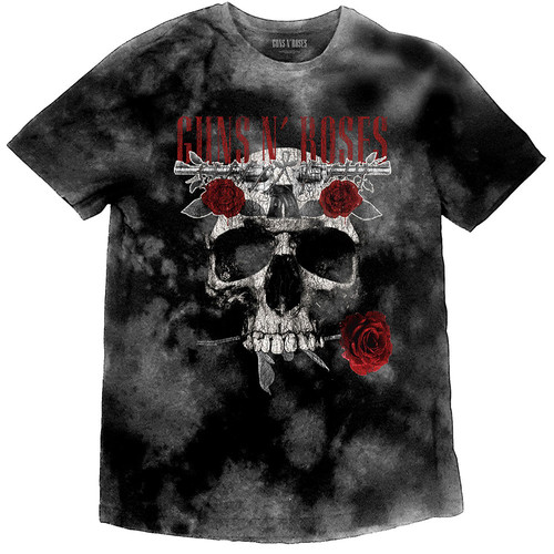 Guns N' Roses Gray Skulls TEE 2025 XXL Guns N' Roses Faded Skull