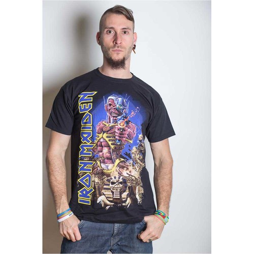 Iron Maiden Unisex T-Shirt: Somewhere Back in Time by Iron Maiden