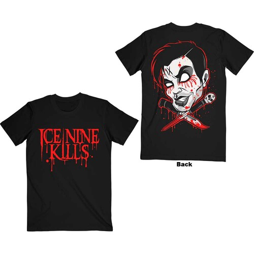 Ice Nine Kills Unisex T-Shirt: Cross Swords (Back Print) by Ice