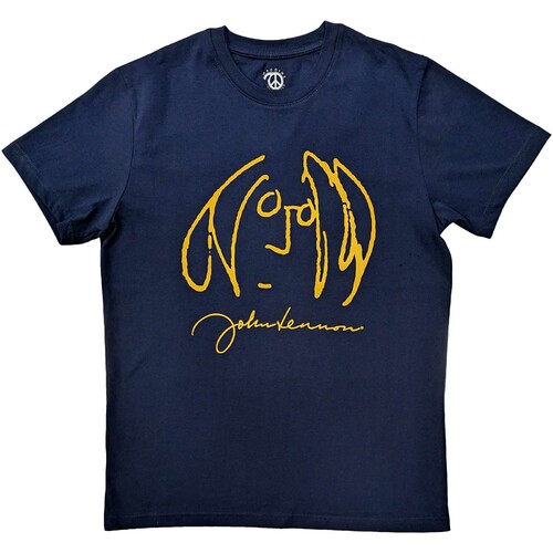 John Lennon Unisex T-Shirt: Self Portrait by John Lennon