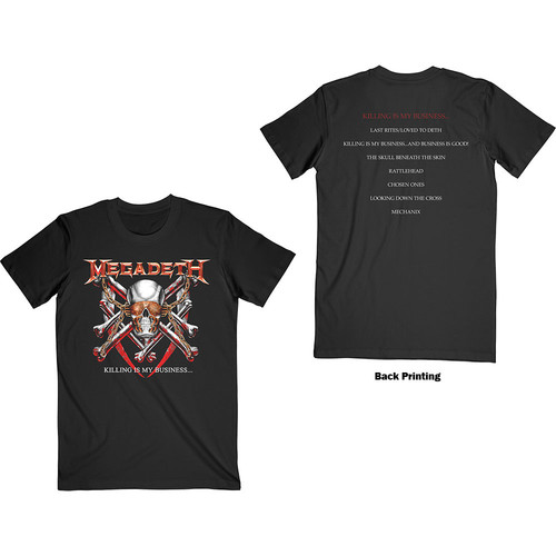 Megadeth Unisex T-Shirt: Crossed Swords by Megadeth