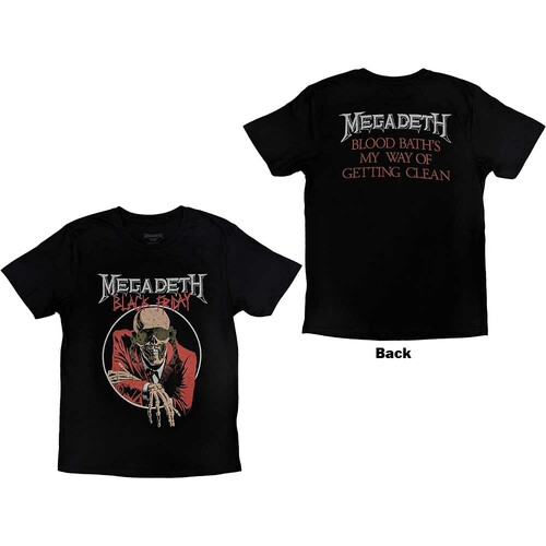Megadeth Unisex T-Shirt: Black Friday (Back Print) by Megadeth