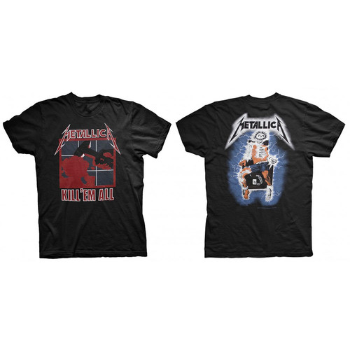 Metallica Unisex T-Shirt: Kill 'Em All (Back Print) by Metallica