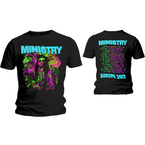 Ministry Unisex T-Shirt: Trippy Al (Back Print/Ex Tour) by Ministry