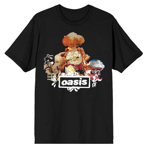 Oasis Unisex T-Shirt: Noel & Liam Boxed Photo by Oasis